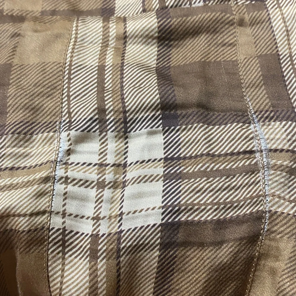 Maison Amory The Charmed Jumpsuit Brown Plaid Size 2XL‎ XXL - Picture 10 of 10